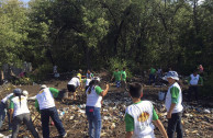 Environmental work in Barra Salada Beach