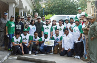 Group of GEAP Volunteers, Congresswoman Sheila Jackson Lee, and Congresswoman Anthony Brown, volunteers from other institutions.