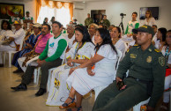 Assistants to the Discussion on the artisanal culture of the indigenous peoples in the Córdoba Battalion.