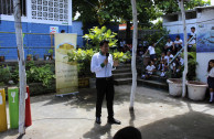 Environmental fairs for the care of beaches and rivers in El Salvador.