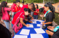 jóvenes participantes