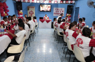 Cena para voluntarios