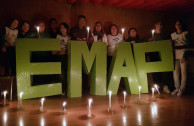 Chileans kight candles in celebration of Earth Hour.