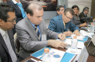 Signing of the collaboration agreement between the ALIUP and university organizations in Veracruz.