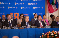 The GEAP at the beginning of the 48th session of the OAS General Assembly.