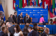 The GEAP at the beginning of the 48th session of the OAS General Assembly.