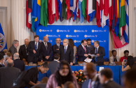 The GEAP at the beginning of the 48th session of the OAS General Assembly.