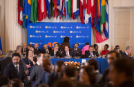 The GEAP at the beginning of the 48th session of the OAS General Assembly.