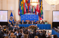 The GEAP at the beginning of the 48th session of the OAS General Assembly.