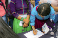 Registrando donantes.