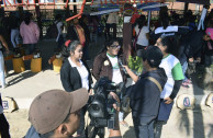 The GEAP on World Environment Day creating awareness among Bolivians.