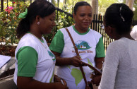 Sowing awareness in Santo Domingo on Environment Day.