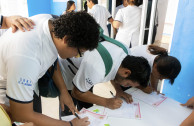 Estudiantes capacitados.