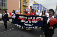 Participando en Caminata.