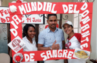  Activists celebrated World Donor Day in Barranquilla