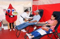 La Catedral de Palmira fue sede central de la jornada masiva de donación de sangre 