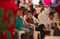 Refugee children happy with the positive teachings of the OSEMAP.