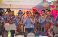 Gabriela Lara leaving a message of hope to the attendees so that despite the adversities always remember that the most important thing is what they carry in their hearts.