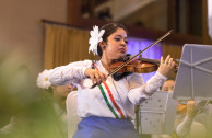 Violinist Clara Montemayor of Mexican nationality