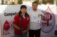 In the main square of the Municipal Presidency of Coahuila delivered certificates to regular donors