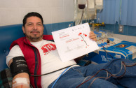 Altruistic donor received a certificate from the Health Entities in San Luis Potosí