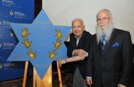 Senate of Argentina receives the plaques of the survivors