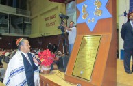 The campaign “Traces to Remember” embraces different communities, the Tabernacle of Faith in Panama received the plaque of Simon Burstein