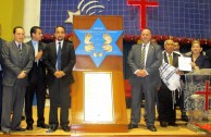 The campaign “Traces to Remember” embraces different communities, the Tabernacle of Faith in Panama received the plaque of Simon Burstein