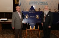 The House of Representatives of Argentina receives the plaques of the Holocaust