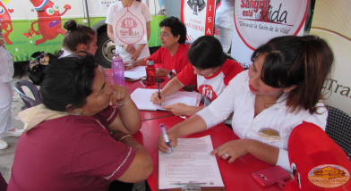 Registrando donantes