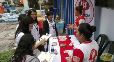 Stand informativo.