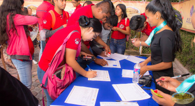 jóvenes participantes