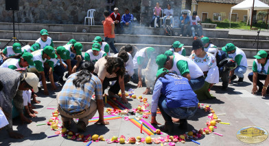 ceremonia de permiso madre tierra