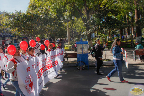 Caminata por la solidaridad Plaza Sucre