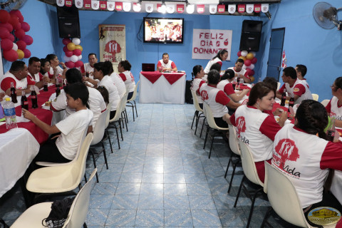 Cena para voluntarios