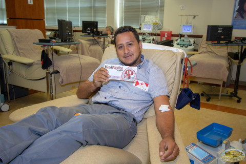 Bajo el lema “De corazón dono sangre y salvo vidas” donantes