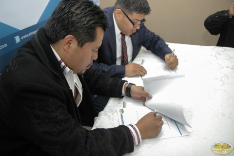 Firma convenio con la Emap FEDECOGUA
