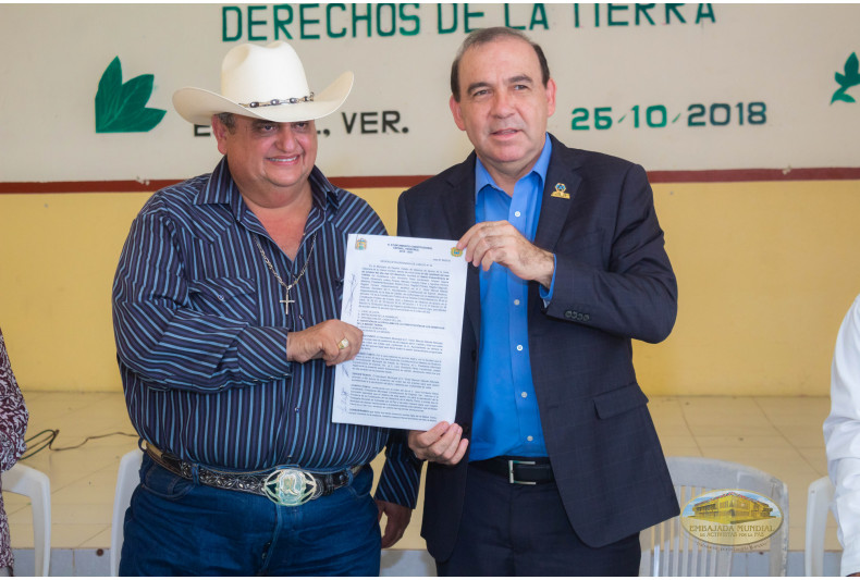 Autoridades emiten proclama en El Espinal Veracruz