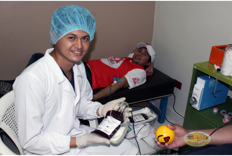Donación de sangre en El Salvador