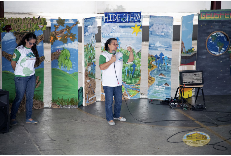 Módulos que conforman la exposición sobre Educación Ambiental