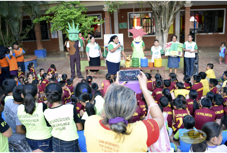 Asistentes a las jornadas educativas ambientales