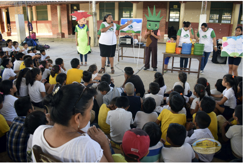 Participación activa de estudiantes de la Unidad Educativa “Corina Hurtado de Suarez”