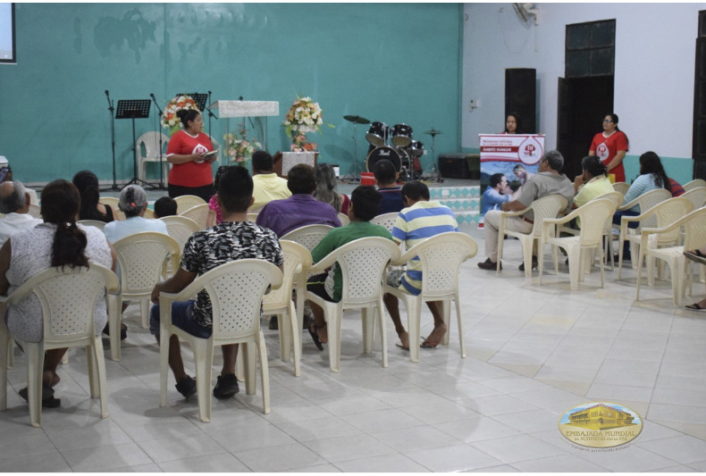 Charlas de sensibilización del PEC-VIDA en iglesia “Bethel”