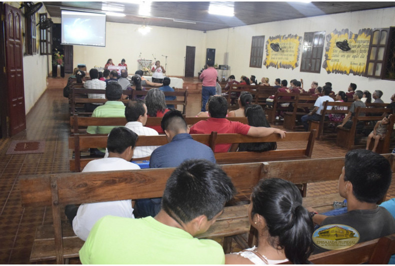 Iglesia “Jesús Fuente de Agua Viva” participa de las charlas de sensibilización