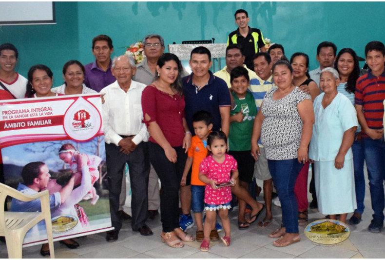 Participantes de las charlas de sensibilización en ciudad Trinidad