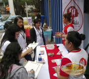 Stand informativo.