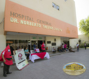 Donación en hospital.