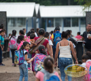 niños damnificados