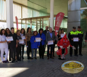 Presencia de diferentes entidades  en la Jornada de Donación, parte de la 12 Maratón, en Madrid