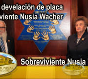 Educar para Recordar - Foro y Placa de Sobreviviente Nusia Wacher - Nusia Wacher - Venezuela | EMAP